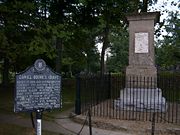 Boone's gravesite in Frankfort, Kentucky.