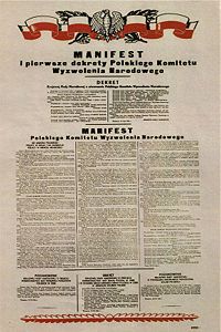 The PKWN Manifesto, issued on July 22, 1944