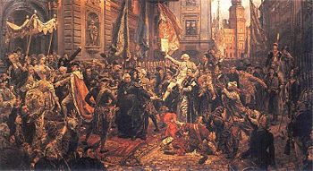 May 3rd Constitution, by Jan Matejko, 1891, oil on canvas, 227×446cm. Royal Castle, Warsaw.
