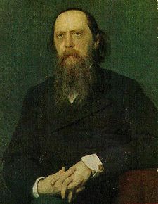 Saltykov-Shchedrin, Portrait by I.N. Kramskoi.
