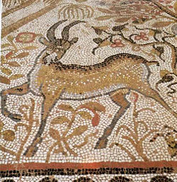 Byzantine mosaic from Heraclea Lyncestis - near Bitola