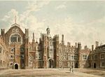 Hampton Court, where Catherine was first confined