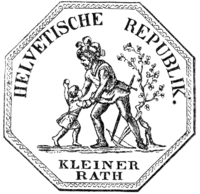 Official seal of the Helvetic Republic.
