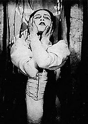 Actress Hana Rovina portrays a possessed woman in The Dybbuk
