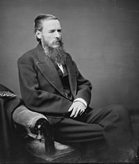 Hon. Michael C. Kerr, of Indiana, Speaker of House of Representatives, from the Brady–Handy Photograph Collection.