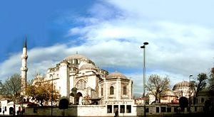 Etxerior of the Şehzade Mosque, begun in 1543