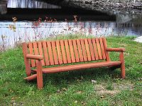 Adirondack Style Bench