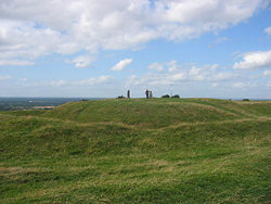 Hill of Tara in County Meath, Ireland, legendary seat of the High Kings.