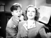 with Mickey Rooney in Babes in Arms (1939)