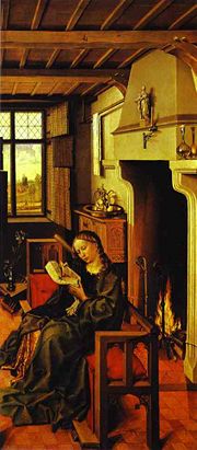 Saint Barbara in her tower