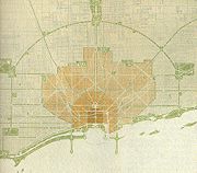 Burnham's Plan for central Chicago