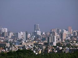 Skyline of Dhaka City