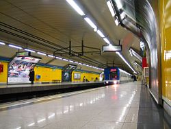 Rubén Darío station in Madrid