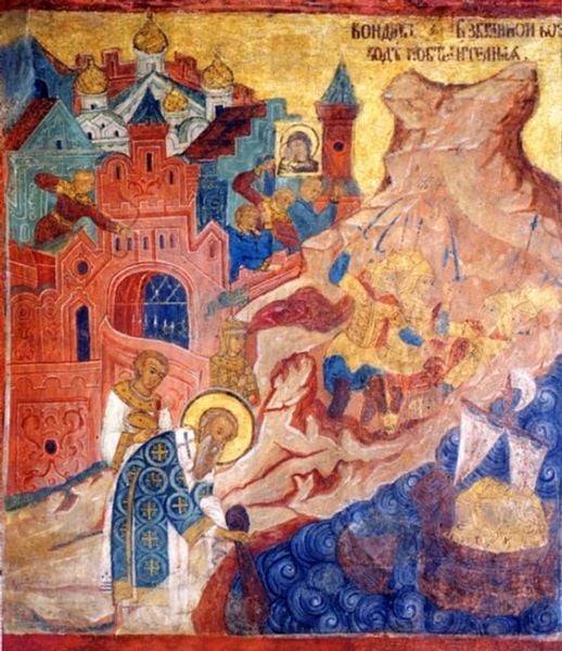 Image:Moscow Kremlin fresco about war in 860.jpg