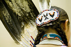 Example of Potawatomi adornments, 21st century.