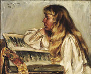 Natalie Barney at about age 13, painted by Alice Pike Barney.