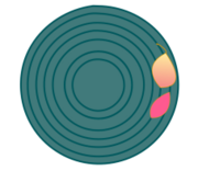 Two autumn leaves in a free (irrotational) vortex preserve their original orientation while moving counterclockwise (from south to east).