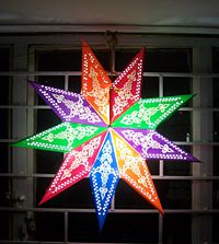 Diwali being festival of colors, across india people celebrate it via symbolic diyas or kandils (colorful paper lanterns) as an integral part of Diwali decorations.