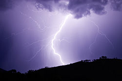 Lightning over Swifts Creek, Australia