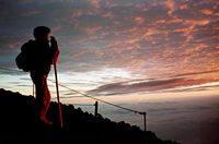 Sunrise on Mount Fuji