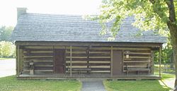 Crockett's last home in Rutherford, Tennessee