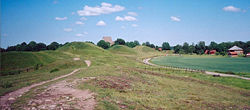 Gamla Uppsala, the center of worship in Sweden until the temple was destroyed the late eleventh century