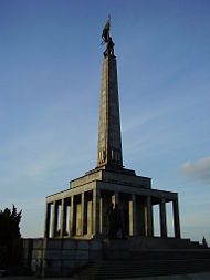 Slavín memorial honors Soviet Army soldiers who gave their lives during the liberation of Bratislava from Nazi Germany.