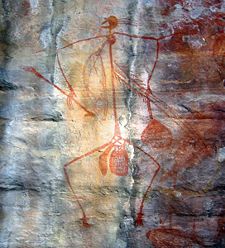 Ubirr Art Rock Painting
