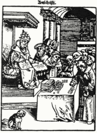 The Antichrist, by Lucas Cranach the Elder—1521, commissioned by Martin Luther. Cranach portrayed the Antichrist as the Pope, complete with the papal tiara.