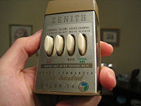 The Zenith Space Commander 600 remote control.