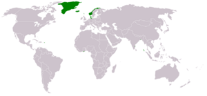 Denmark-Norway's possessions c. 1800