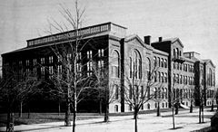 The Army Medical Museum and Library building housed the US Army's medical library from 1887 until 1956. "Old Red," as it was affectionately known, was located on the National Mall in Washington, DC. It was razed in 1969.