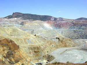 El Chino, located near Silver City, New Mexico, is an open-pit copper mine