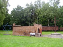 Gas chamber at Stutthof concentration camp.