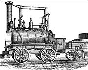 Blücher, an early railway locomotive built in 1814 by George Stephenson.