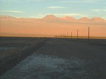 Atacama road.