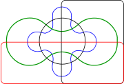 Edwards's Venn diagram of five sets