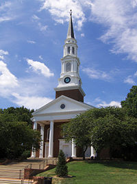 Memorial Chapel at the University of Maryland, College Park, Maryland's largest university.