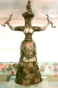 Minoan snake goddess