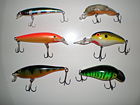 A variety of plug lures.