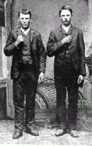 Jesse and Frank James, 1872