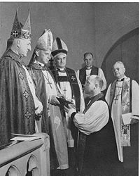 The authority of bishops is based in part on the tradition established in I Timothy, as is the tradition in some churches against women serving as priests or teachers.