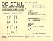 Page from De Stijl magazine.