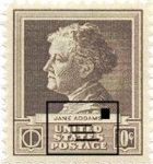Jane Addams on a U.S. postage stamp of 1940