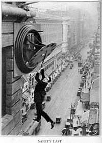 Harold Lloyd in "Safety Last"