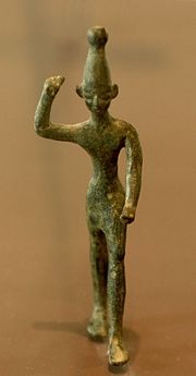 A thirteenth-century statue of Baal