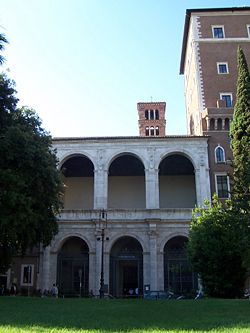 Although the current Church of San Marco in Rome does not date to Pope Mark's day, he is credited with its original construction.