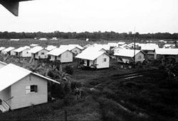 Jonestown, Guyana, site of the Peoples Temple massacre in 1984