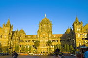 The Chhatrapati Shivaji Terminus houses the suburban railway that is often called the lifeline of the city