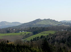 The Burgstallkogel from the West, as seen from the Georgenberg